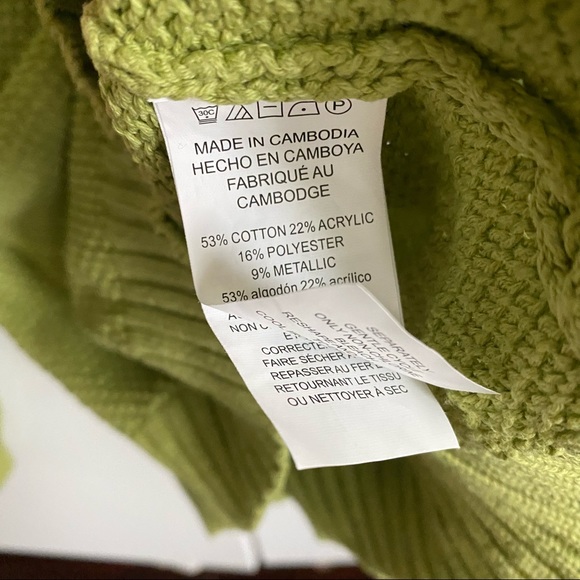 Michael Kors V Neck Cotton Sweater L - Picture 4 of 6